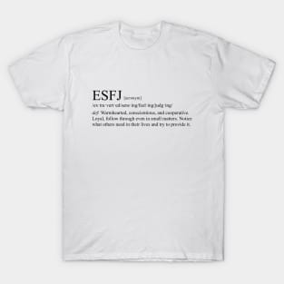 ESFJ Personality (Dictionary Style) Light T-Shirt